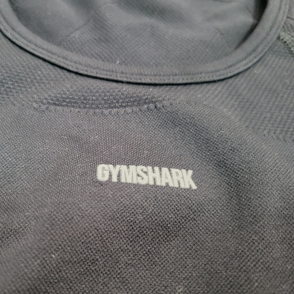 Gymshark Black Long Sleeve Top - Size Medium - Picture 7 of 8